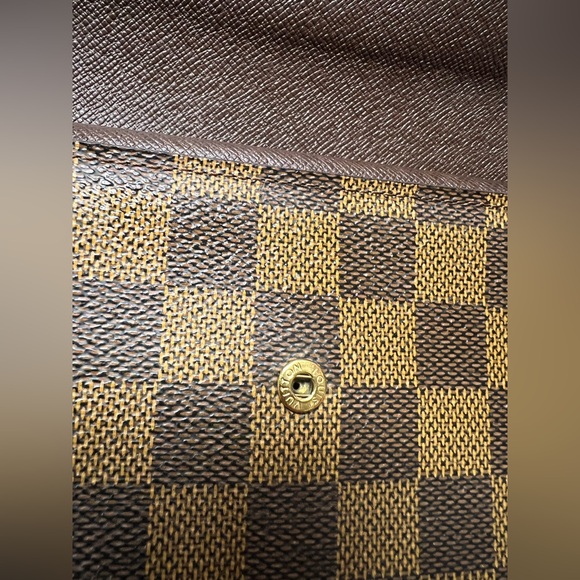 LOUIS VUITTON-TH0011 Portefeuille International Wallet Damier Ebene - Picture 8 of 13